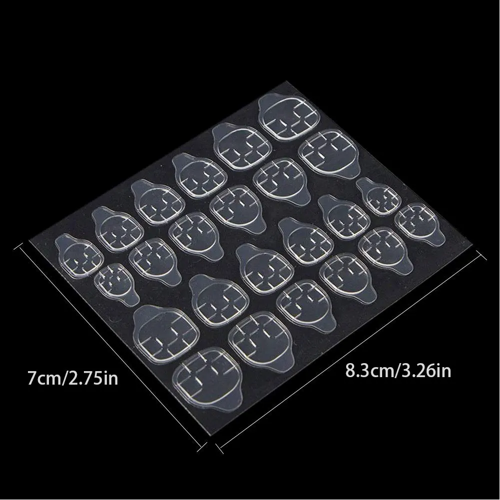 

GAM-BELLE 240 Pcs Double Sided False Nail Art Adhesive Tape Glue Sticker DIY Tips Fake Nail Acrylic Manicure Gel Makeup Tool