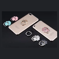 finger ring smart mobile phone smartphone 6 colour flower style stand holder for iphone x 7 8 plus huawei oppo car mount stand