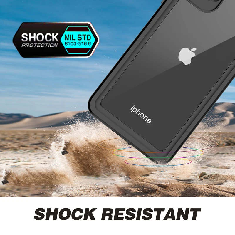 Для спорта на открытом воздухе IP68 Водонепроницаемый чехол для iPhone 11 Pro Чехол для телефона чехол s для iPhone 11 Pro Max противоударный подводный пылезащитный
