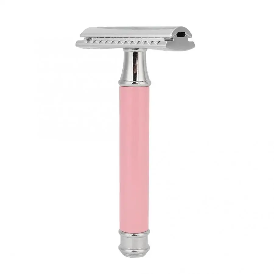 Traditional Double-Edge Blade Safety Shaving Tool Beard Manual Shaver for Men Pink Machine For Shaving