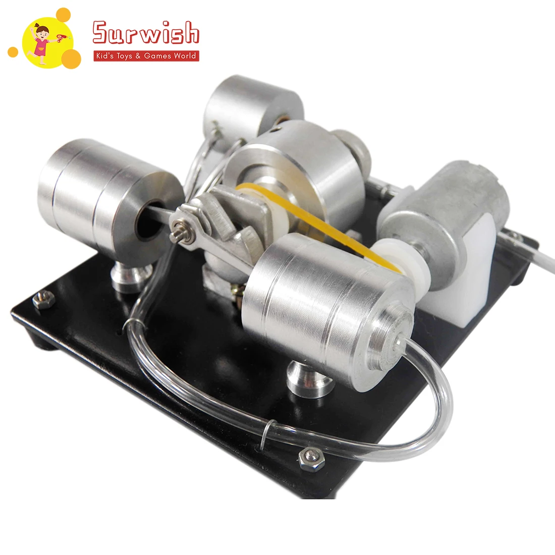 

DIY сборочная модель с паровым двигателем, набор для научных экспериментов с электрическим генератором