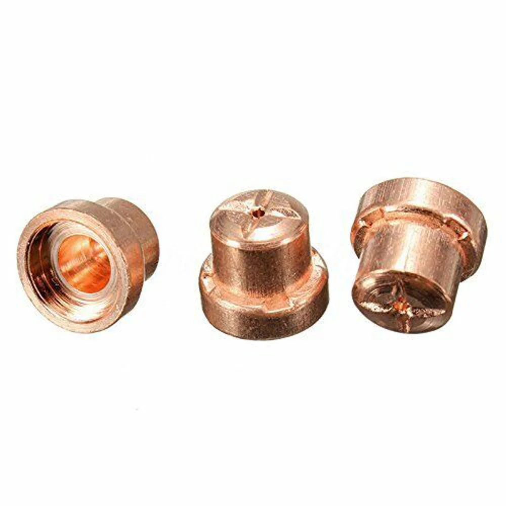 

85pcs Welding Torch Tips Electrode Shield Cups Swirling Rings Consumables Set for Air plasma cutting
