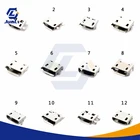 60 шт.компл. микро USB разъем 12 моделей гнезда USB Разъемы Набор для MP3 Lenovo Huawei Samsung SMD DIP набор гнезд