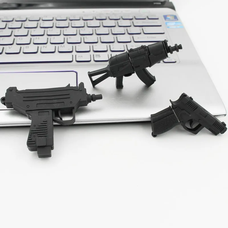 Сантрси USB флеш-накопитель 2.0 64Гбмодель "Картун Ган" 32Гб пендрайв 128Гб 16Гб флешка пендрайв 8Гб память-стик подарок для ПК.