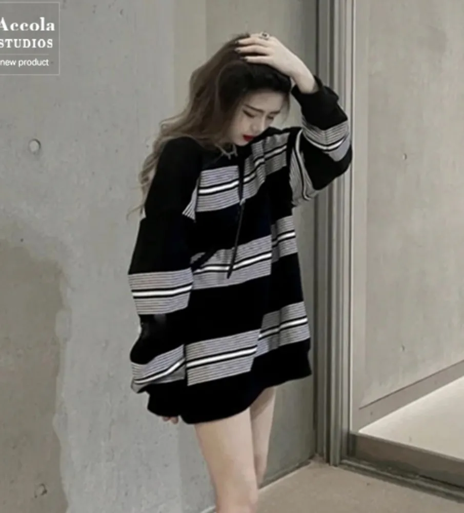 

Вязаный свитер, Осенний корейский Свободный Топ, 2021