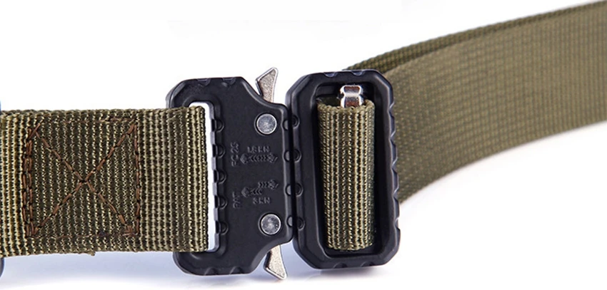 Belt For Men width 1 Inch 25mm Army Military Tactical belts Quick Release Buckle Metal Outdoor Training fit for 26-46 Waist |