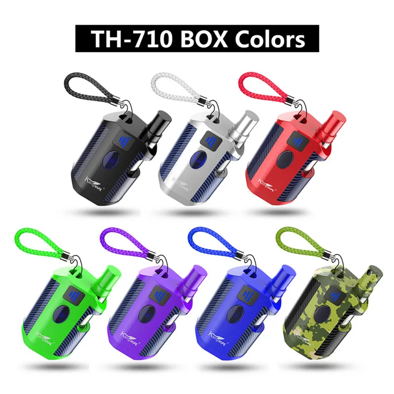Kangvape Th-710 коробка комплект 650 мАч батарея вейпер TH-710 коробка мод картридж 12 мм 0,5 мл распылитель набор электронных сигарет
