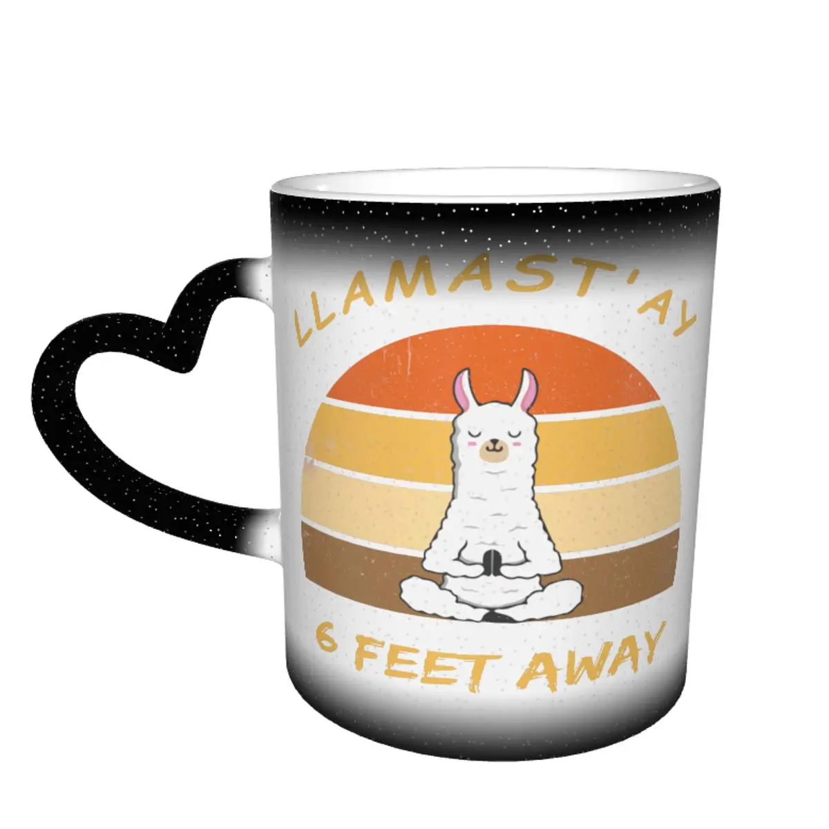 

Llama Mug Color Changing Cheap Mug Aesthetic Pottery Hot Chocolate Cups