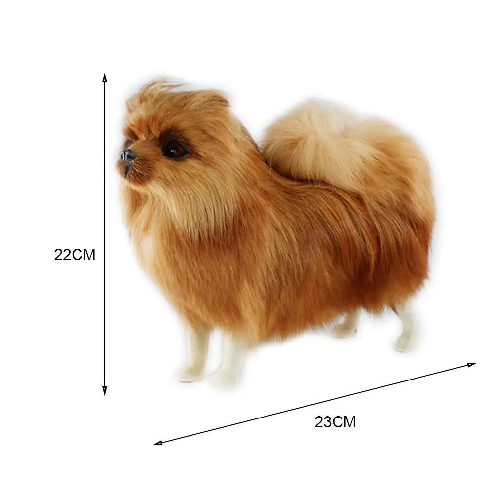 

Kawaii Fidget Toys Model Pomeranian Dog Simulation Toy