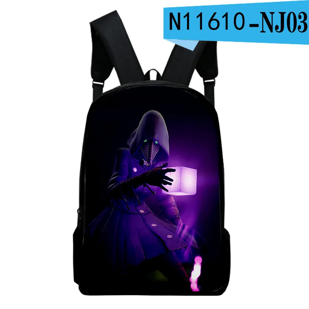 2020 New Fortnites 3D Brand Design Printed Patterned Backpack European and American Fashion Children Cartoon School Bag | Дом и сад