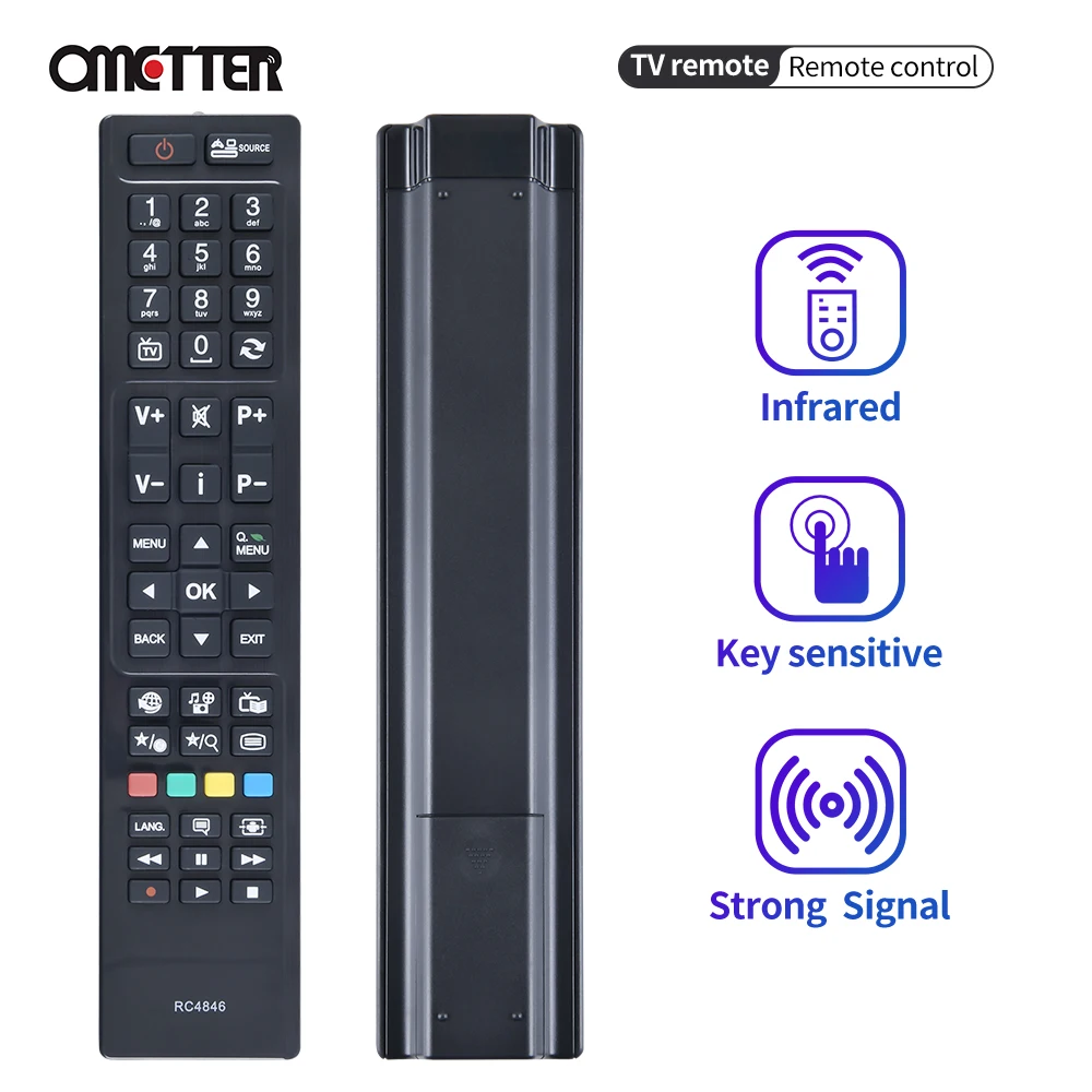 Новый RC4846 замена пульта дистанционного управления подходит для SHARP LC32LD145V LC39LD145V FINLUX RC-4846 32H607 2 TV