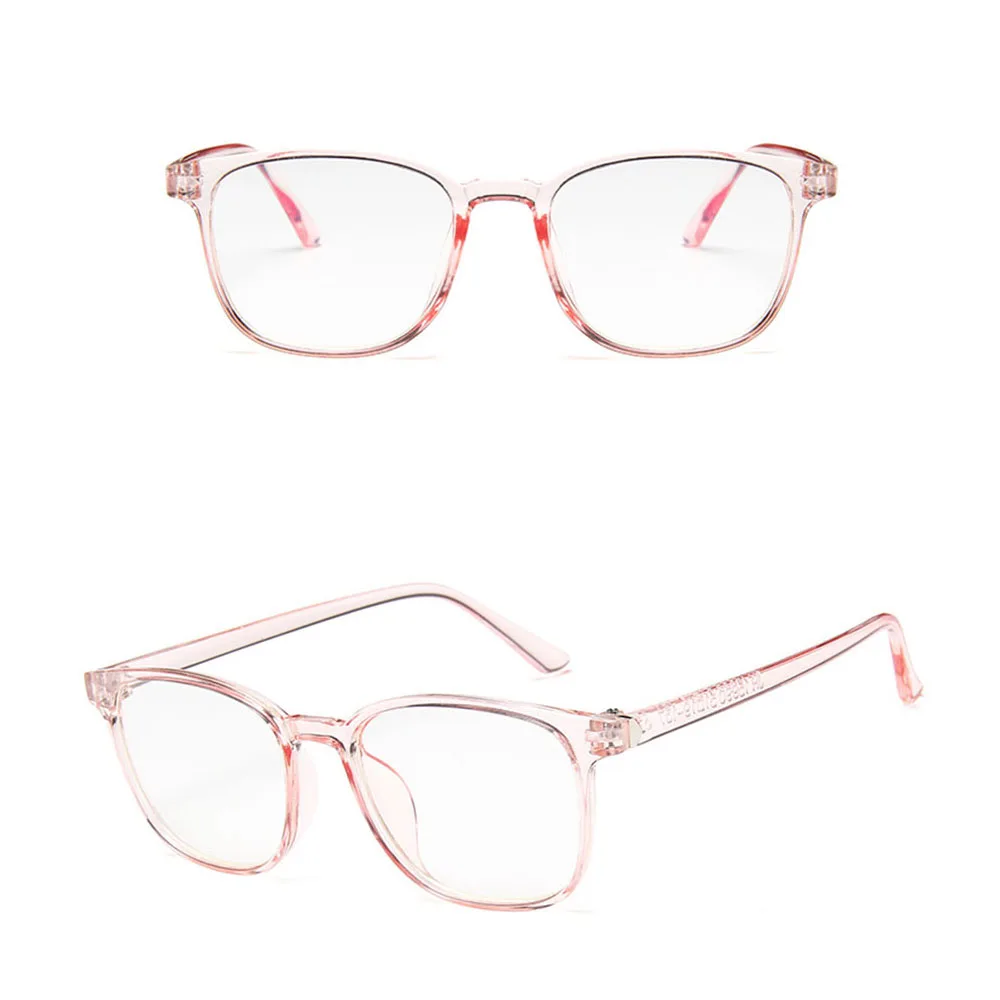 Оправа для очков унисекс прозрачная розовая 1 шт. оправа в стиле кошачьи глаза |
