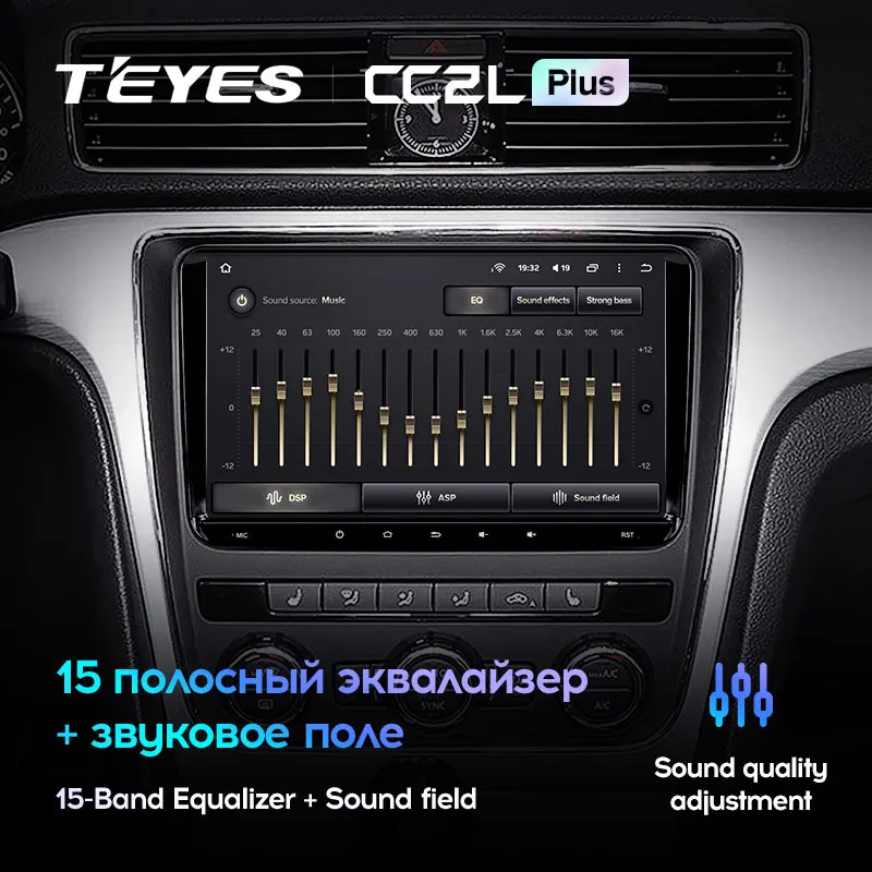 Teyes CC2L Plus Android Car Multimedia Player DVD For VW Volkswagen Golf Polo Tiguan Passat B7 B6 Skoda Rapid Octavia Radio - купить по
