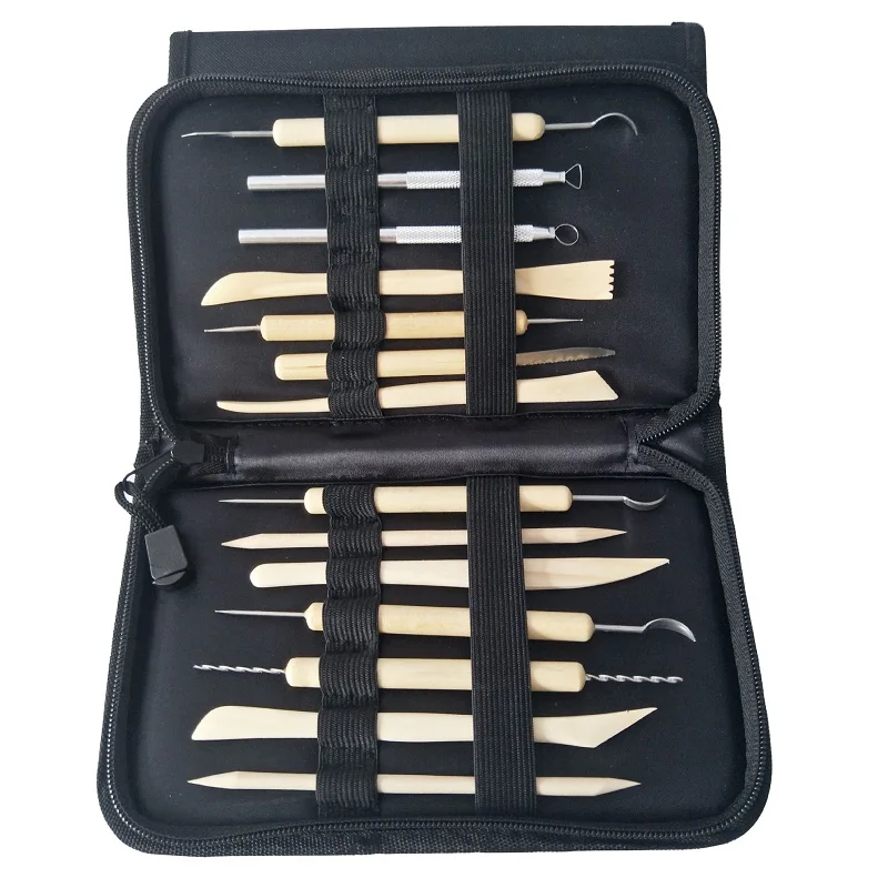 14 шт./пакет дерево + представительского класса со стальным Керамика набор