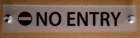 Настраиваемый знак Нет входа для офисной дверинастенной вывескиматовый акриловый наконечник + фурнитура