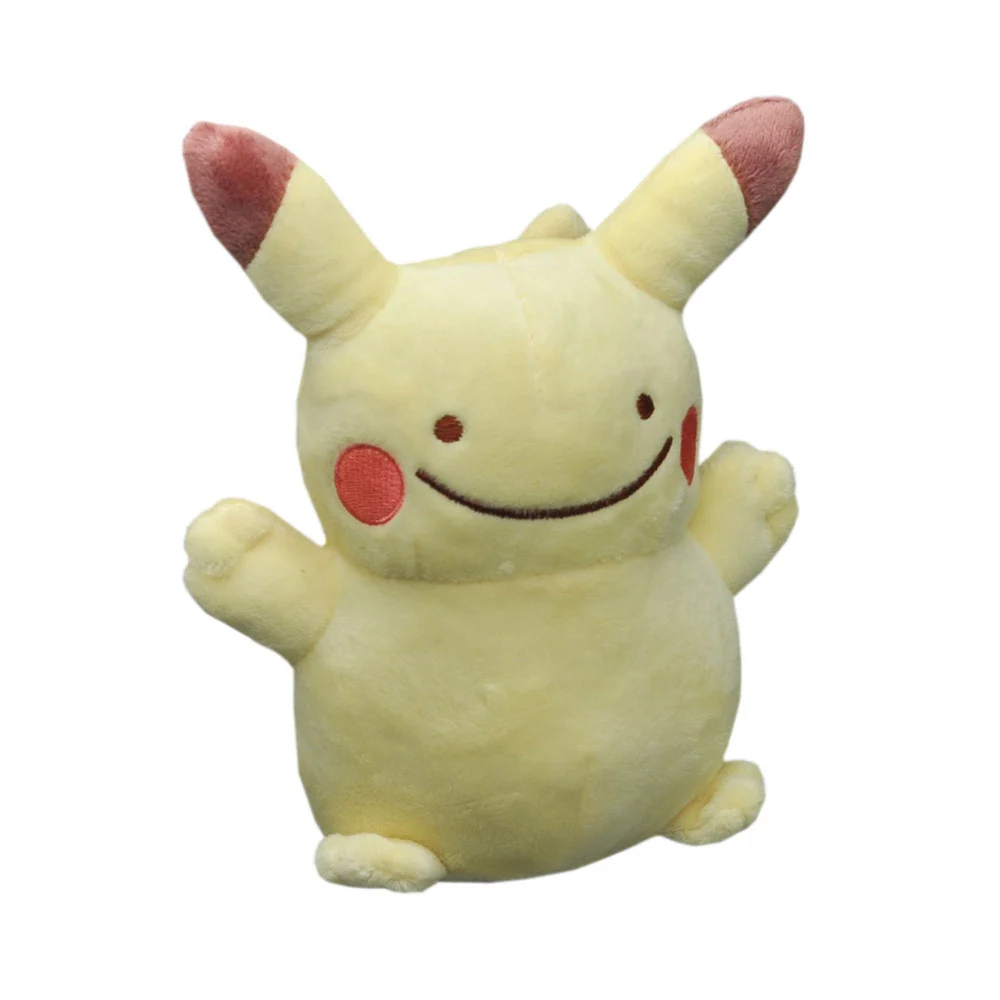 Ditto Metamon Бульбазавр, чармандер снорлакс Пикачу Eevee Espeon Flareon Jolteon Sylveon Umbreon Vaporeon плюшевые игрушки ZYTJ - Цвет: Ditto Pikachu 15cm