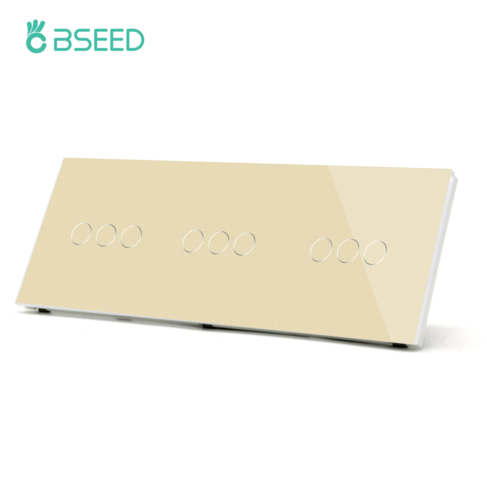 Сенсорные светильник света BSEED настенный переключатель со стеклянной панелью и