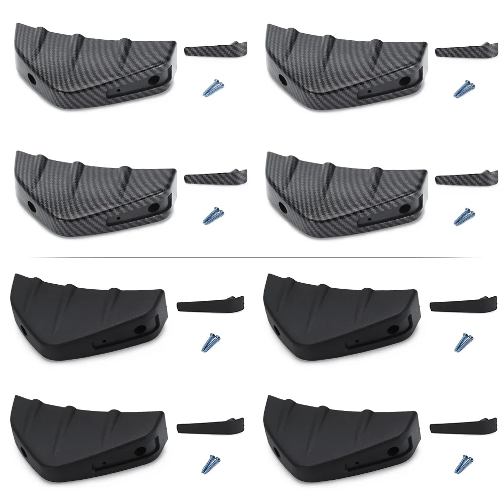 1 шт./4 шт. Универсальный Автомобильный задний спойлер из углеродного волокна -