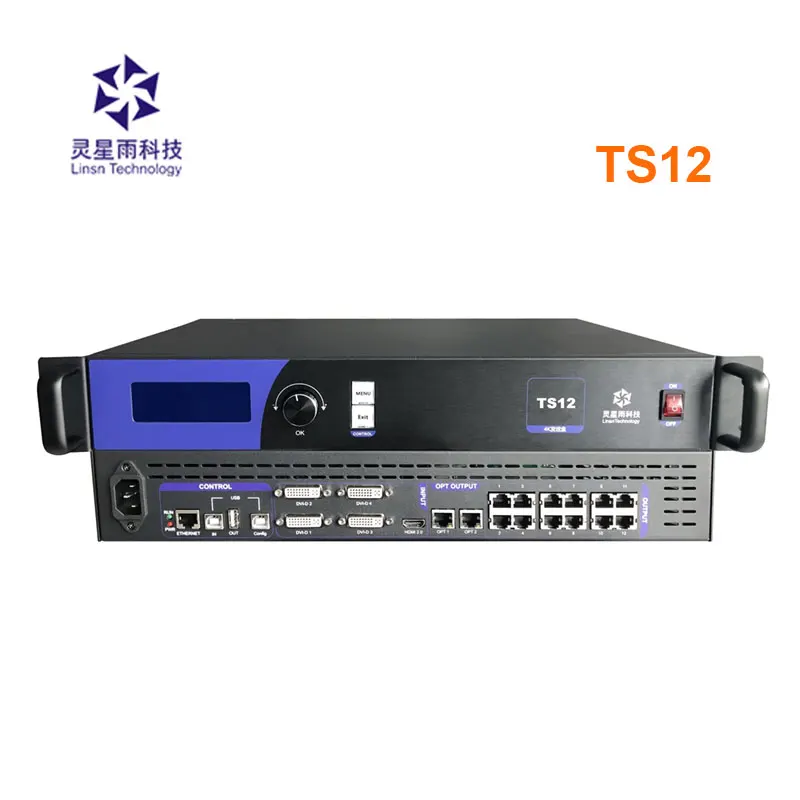 

TS12 linsn led software full color sending card support RV908M32 linsn receiveing ​​card for big led screen
