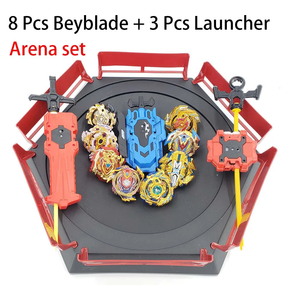 Набор пусковых установок Beyblade игрушки Арена Bayblades Toupie Металл Burst Avec Бог волчок Bey Blade лезвия игрушки - Цвет: 3-ZDP-HJ-11PCS