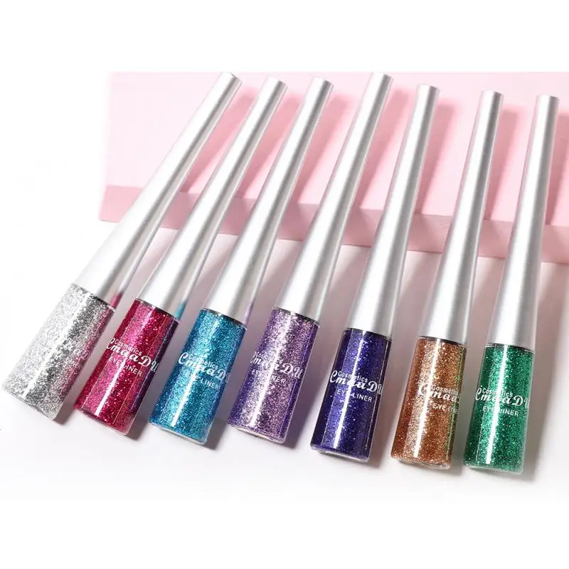 

16 Colors Glitter Liquid Sequins Eyeliner Cosmetic Long Lasting Sexy Charming Eyeliner Stick Women's Eye Beauty Makeup Maquiagem