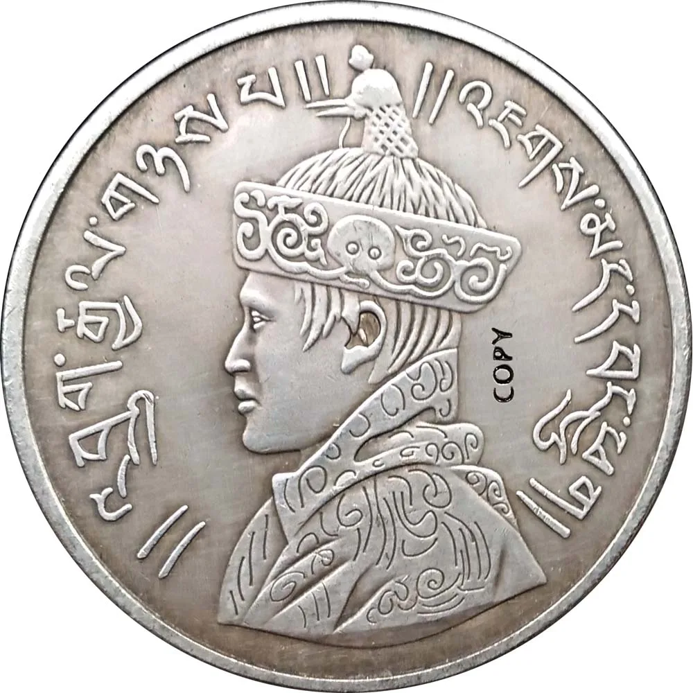 Бутан старые монеты Выгравированные сувениры 38 мм копия коллекционные