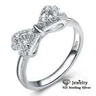 CC кольца для женщин S925 серебро бант кубический цирконий ювелирные изделия прекрасные свадебные аксессуары Прямая поставка CC3181