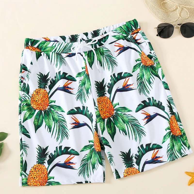 Летняя семейная одежда для плавания пляжные купальники мамы и дочки папы