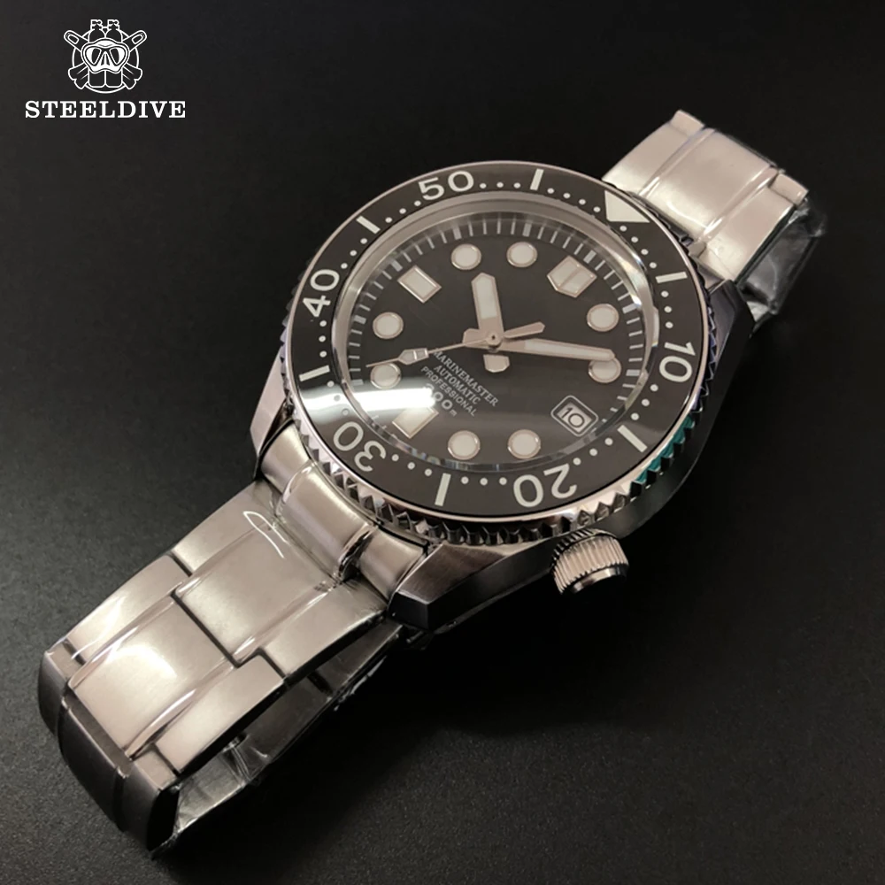 

STEELDIVE 300m Dive Mechanical Watch Men Automatic Watches Ceramic Bezel Dive Watches Men NH35 Sapphire 30Bar Diver Watch