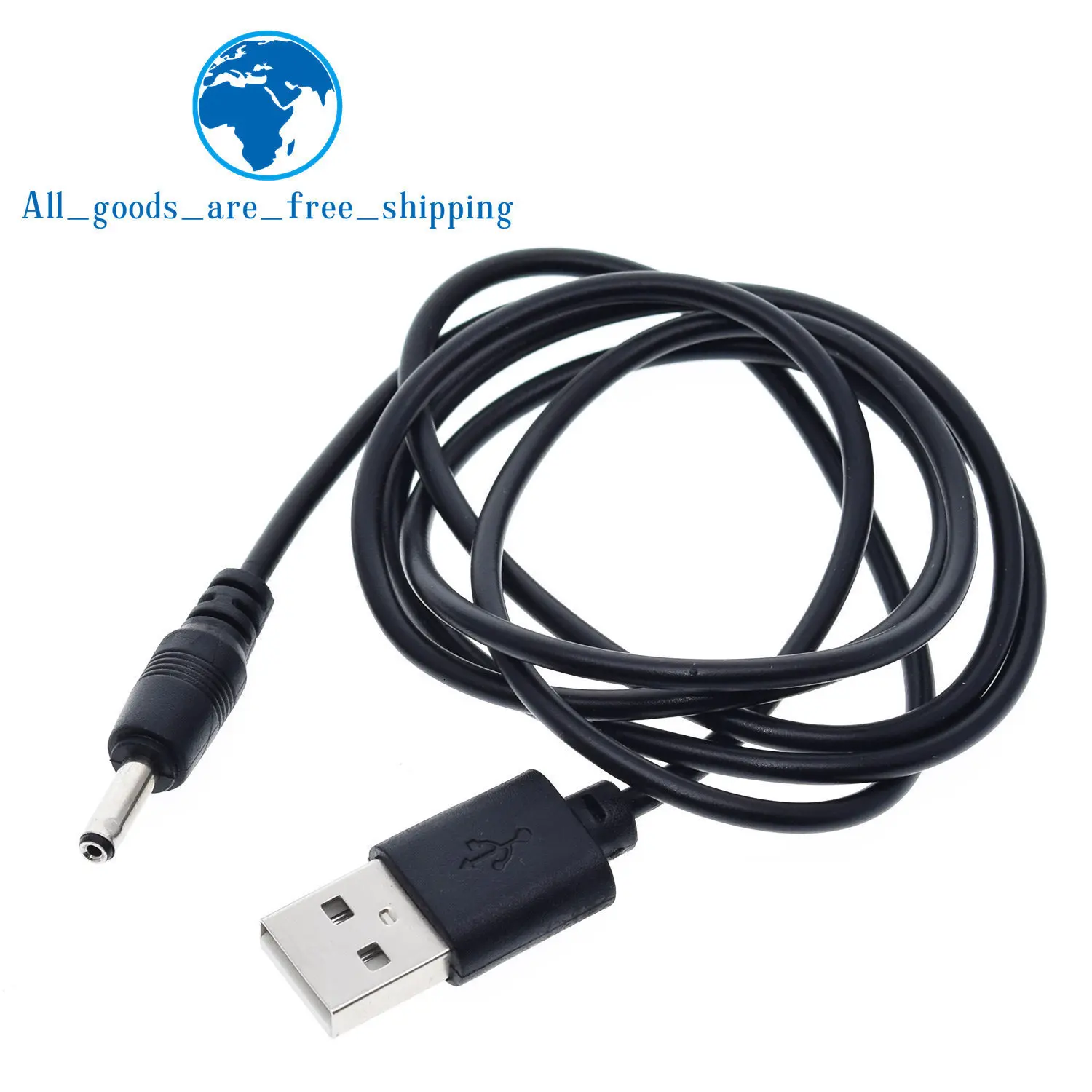 USB порт 2,0*0,6 мм 2,5*0,7 мм 3,5*1,35 мм 4,0*1,7 мм 5,5*2,1 мм 5 В DC баррель Jack разъем питания кабель 1 м
