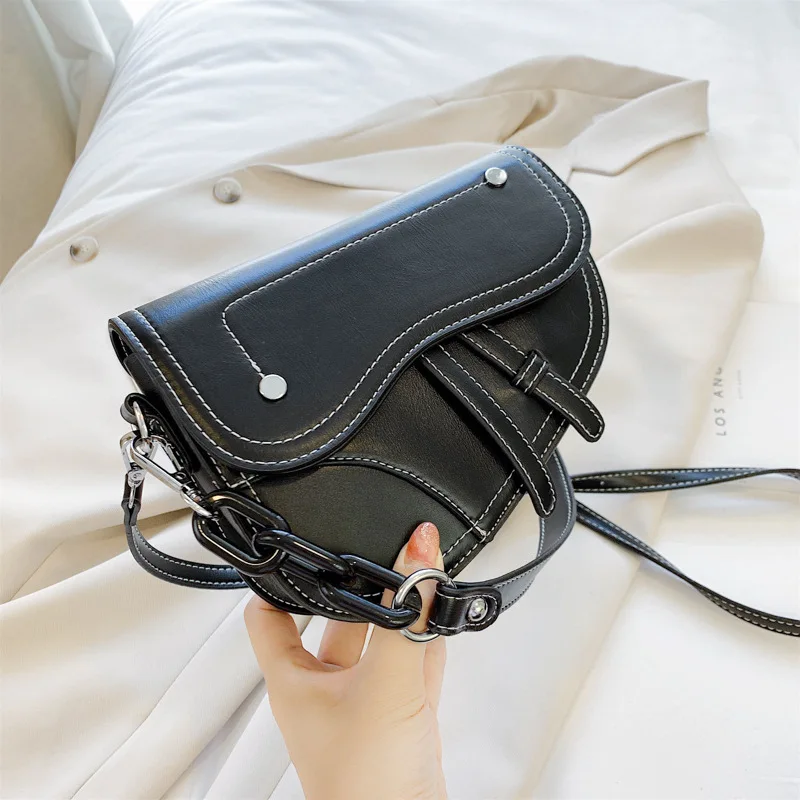 

2021 Wholesale Designer Handbags Famous Brands Saddle Bag Purses Shoulder Leather Bag For Women HandBags