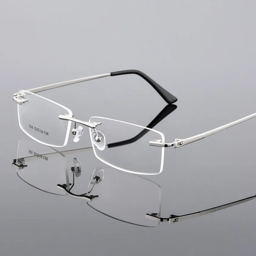 Zerosun оправа для очков мужские очки без оправы выпускника по рецепту оптические