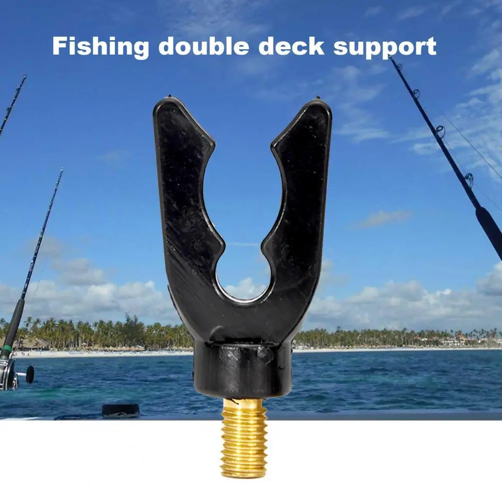 

Fishing Rod Rest High Stability Horn Shape Stainless Steel Hand Rod Stand Holder Butt Grip Pole Stick for Outdoor Fishing Rod Re