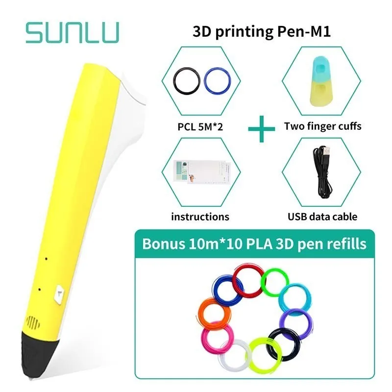 Лучший подарок 3D Ручка для рисования детей модная форма карандаша дизайн ручки