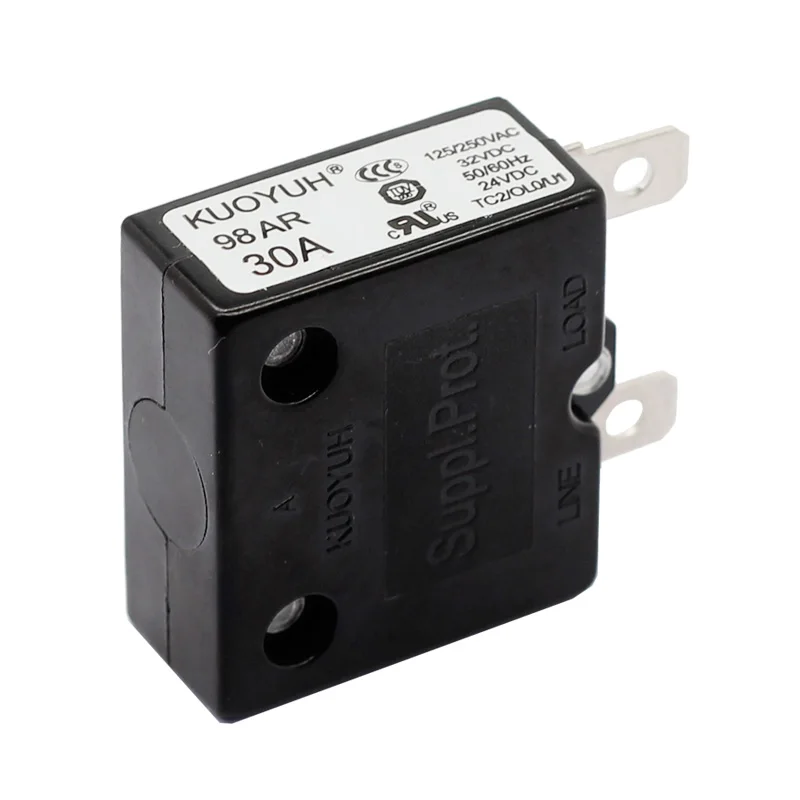 Kuoyuh 98AR series 5A 10A 15A 20A 25A 30A 40A 50AMotor защита термопереключатель автоматический