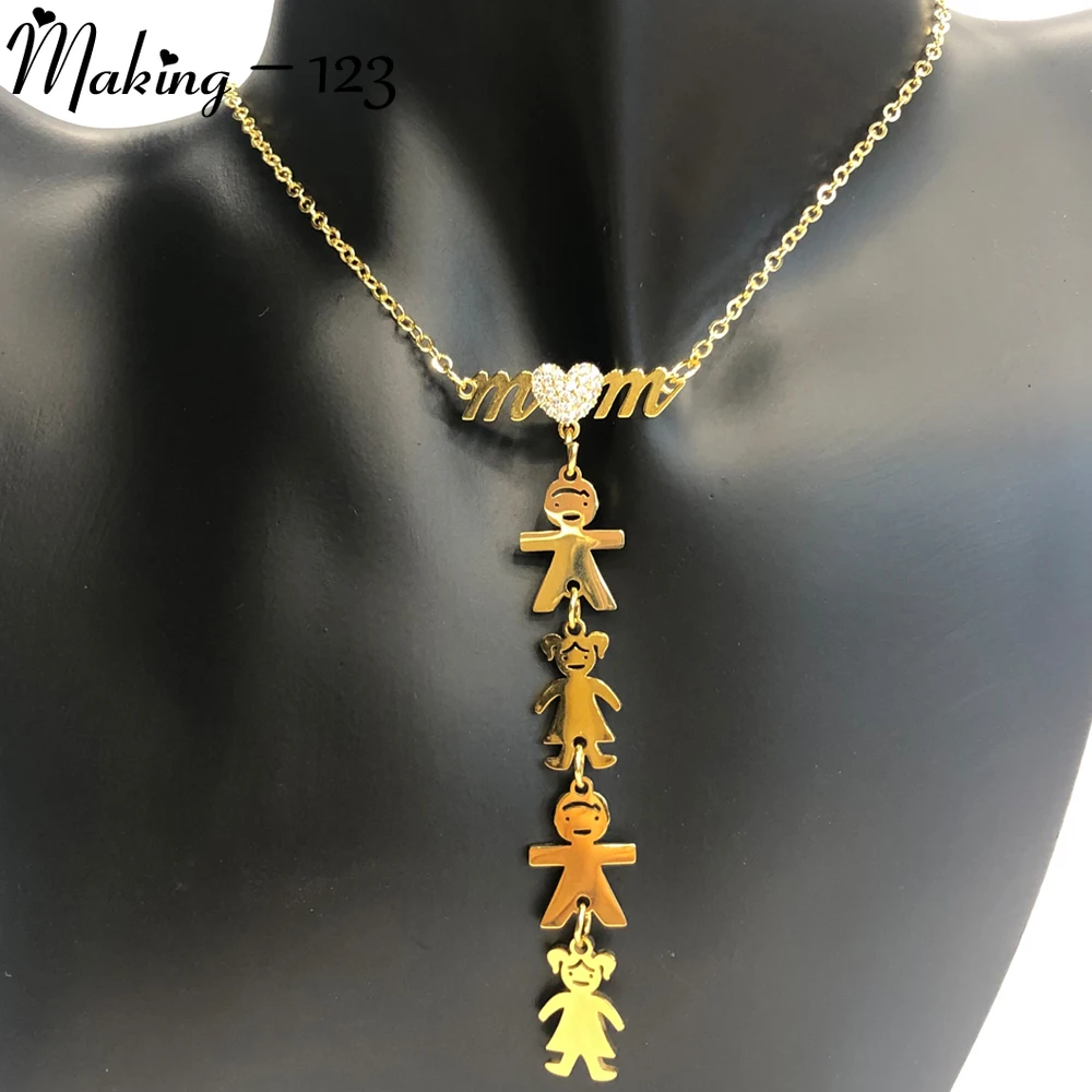 

Making-123 Boy Girl Necklace Pendant Heart Necklace Name Necklace Pendant Custom Birthdate Personalized Good Friend's Necklace