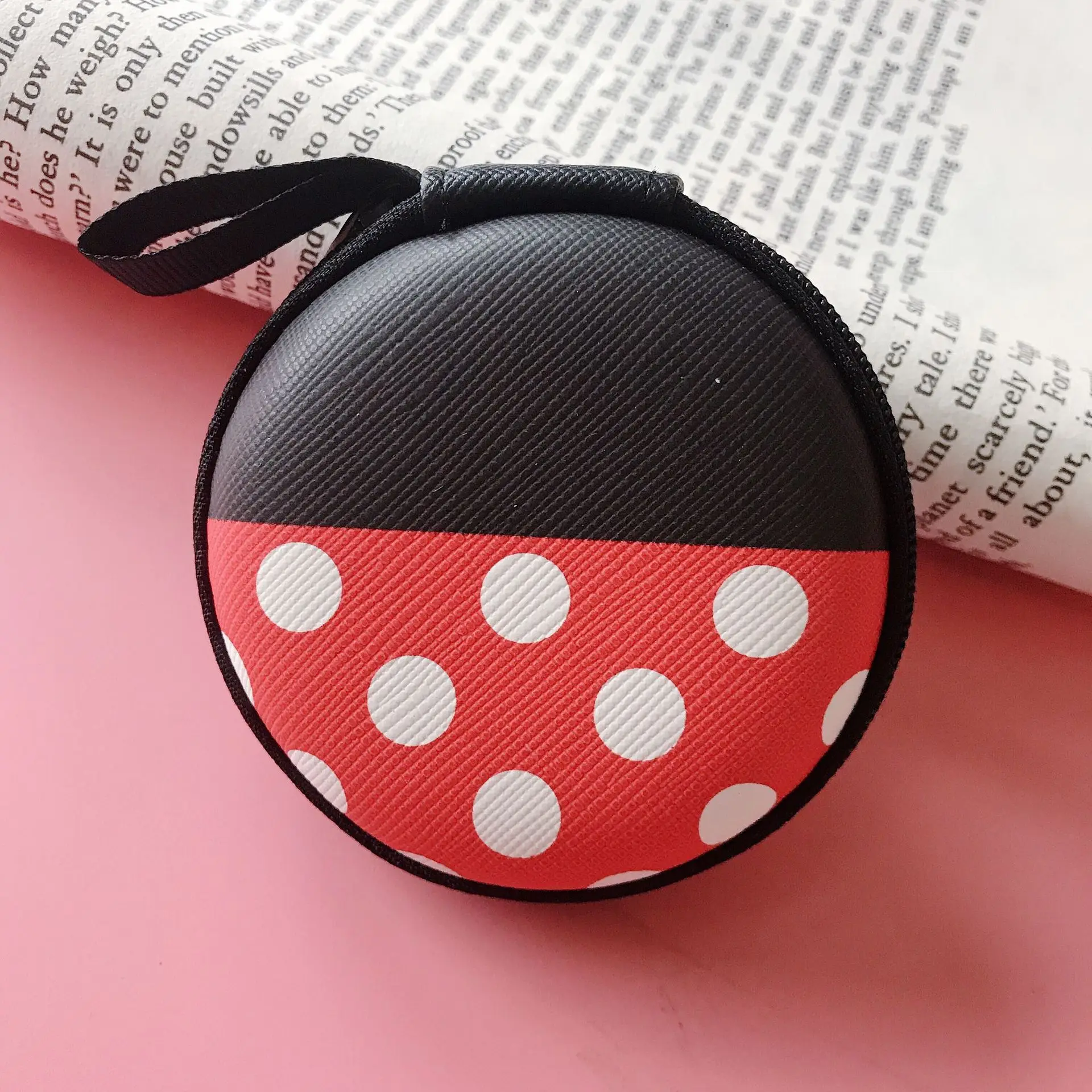 Disney minnie коробка для хранения наушников полиуретановый Кошелек для монет подвеска девочка мальчик Монета Сумка Человек-паук стежка ключ сумка кошелек