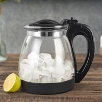 10002000ml heat resistant glass teapot heated container tea pot good clear large capacity kettle with filter baskets