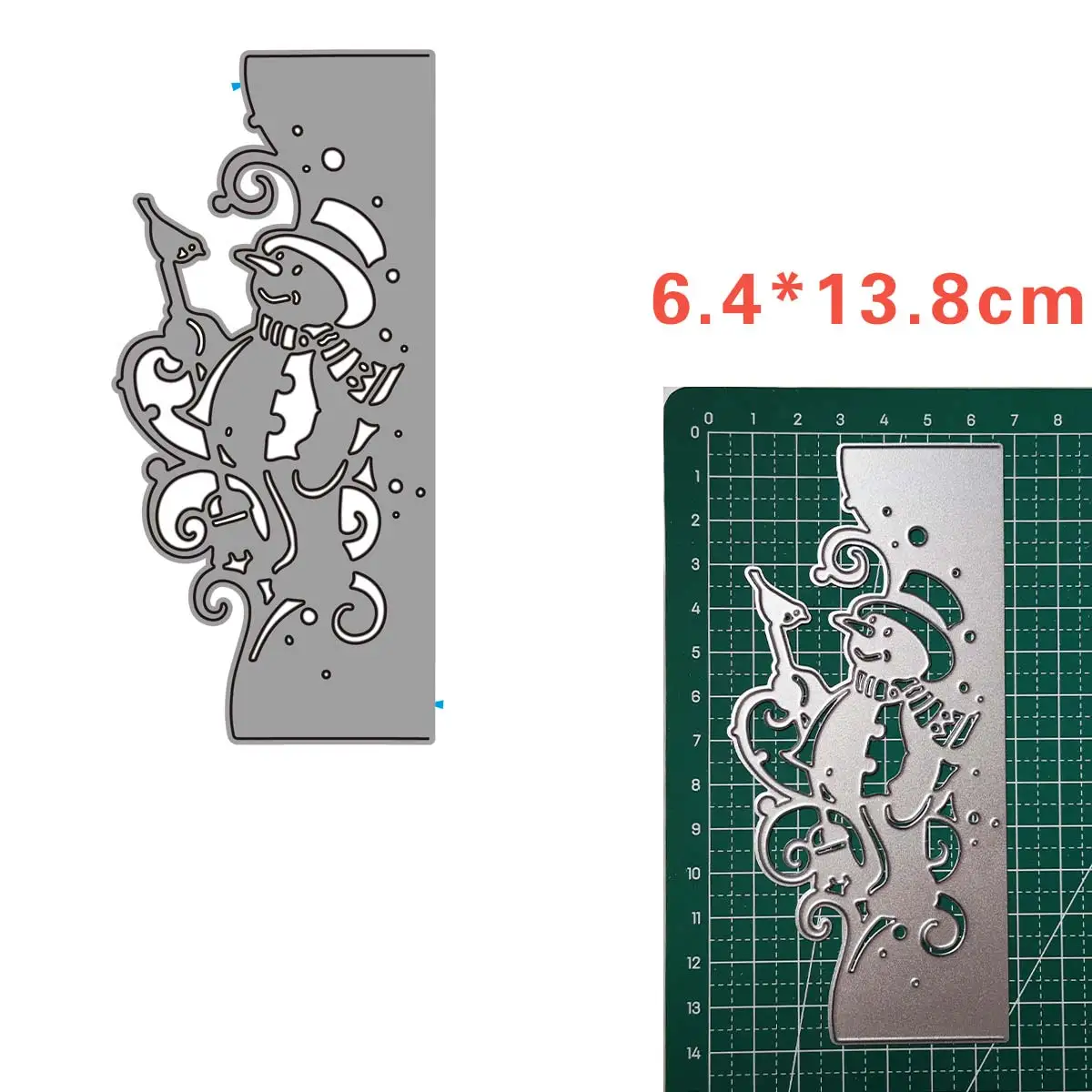 Снеговик Санта Клаус скрапбукинг штампы металлическая рамка для резки бумаги