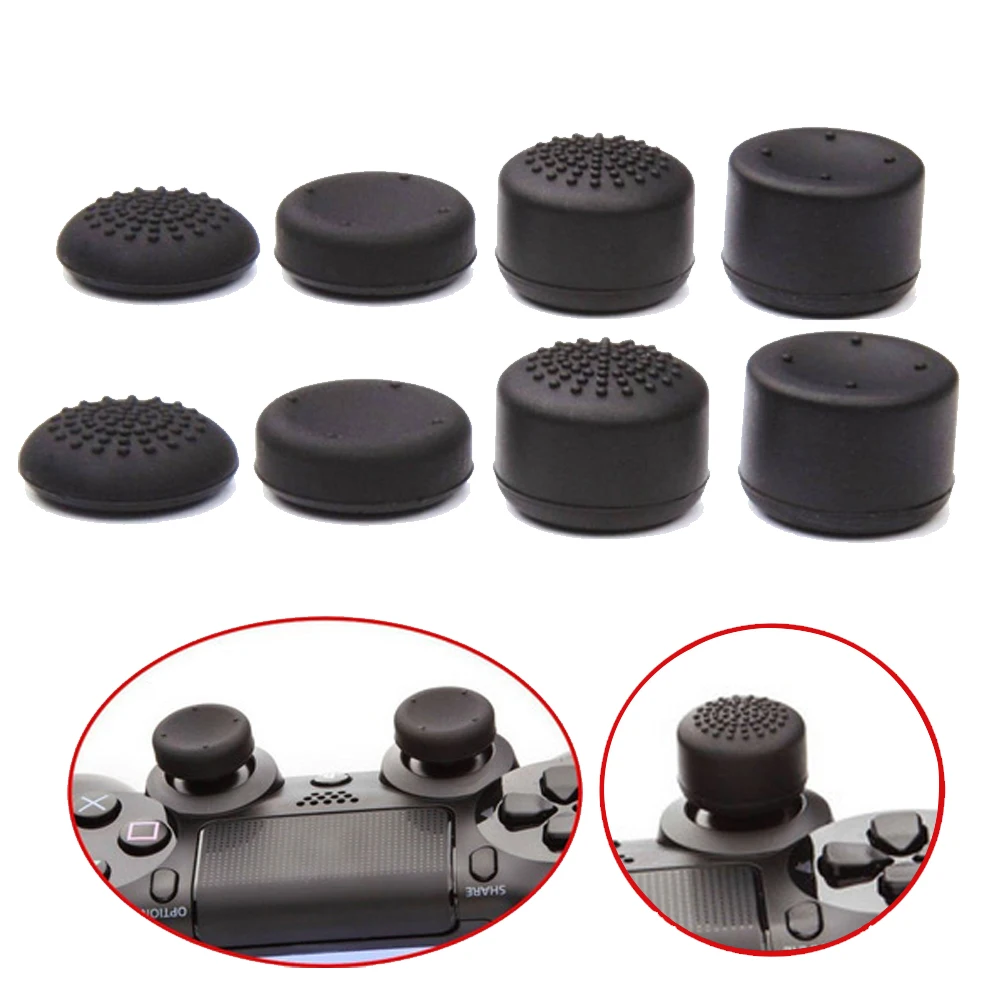 Силиконовые стики RETROMAX 8 шт. джойстик для PS3/PS4 Sony Playstation 4/PS4 Pro/PS4 Slim Xbox 1 Сменные