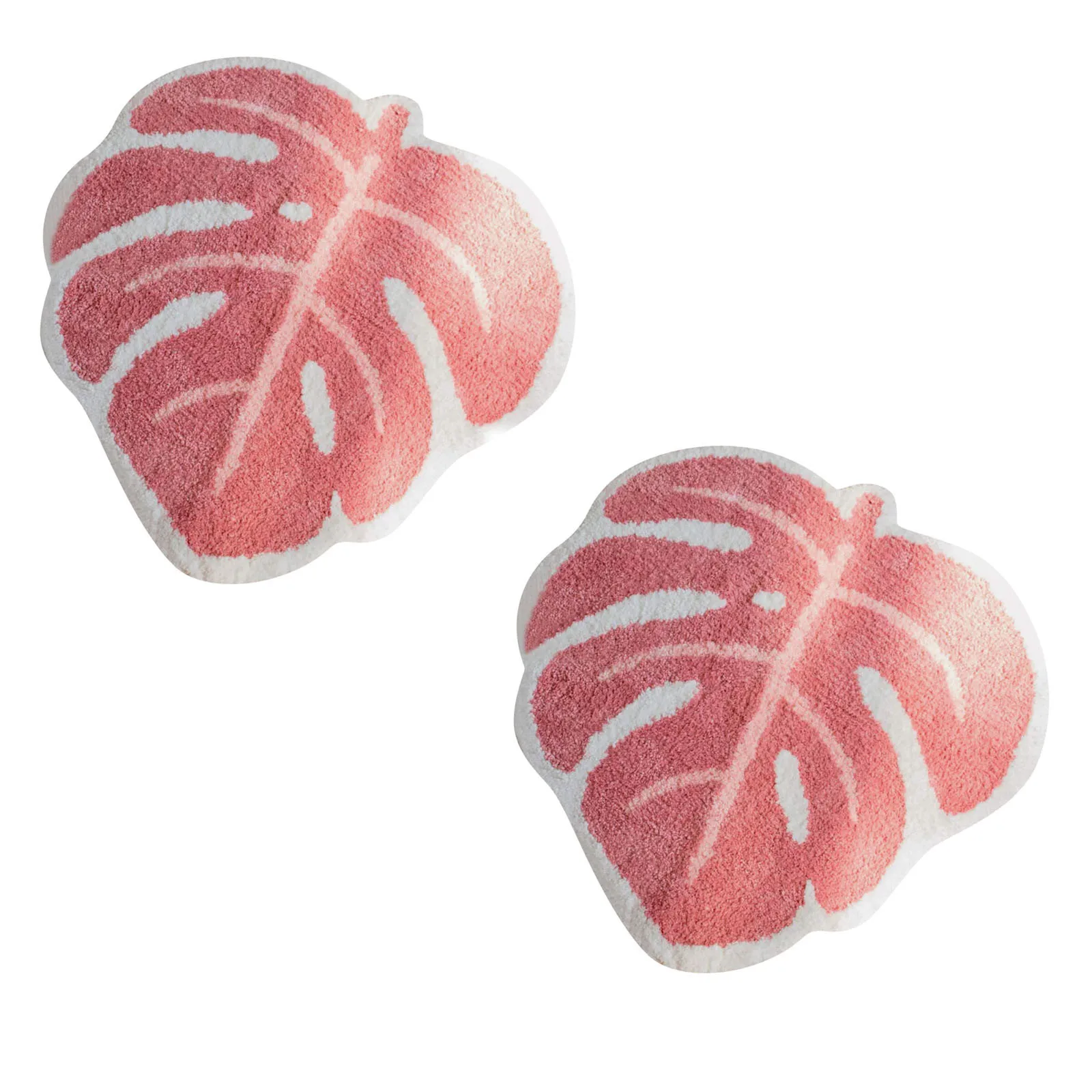 

Home Anti-Slip Mat Leaf Shape Door Mat Absorbent Bathroom Carpet Floor Bathroom Carpet Floor Mats Home Anti-slip Mat Leaf Shape