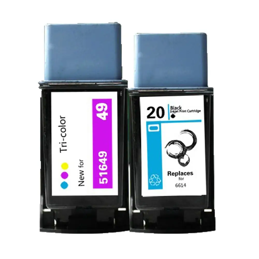 Чернильные картриджи для струйного принтера 20 XL 20XL HP20 HP20XL 6614A DESKJET 612C 632C 642C 648C FAX 925XI