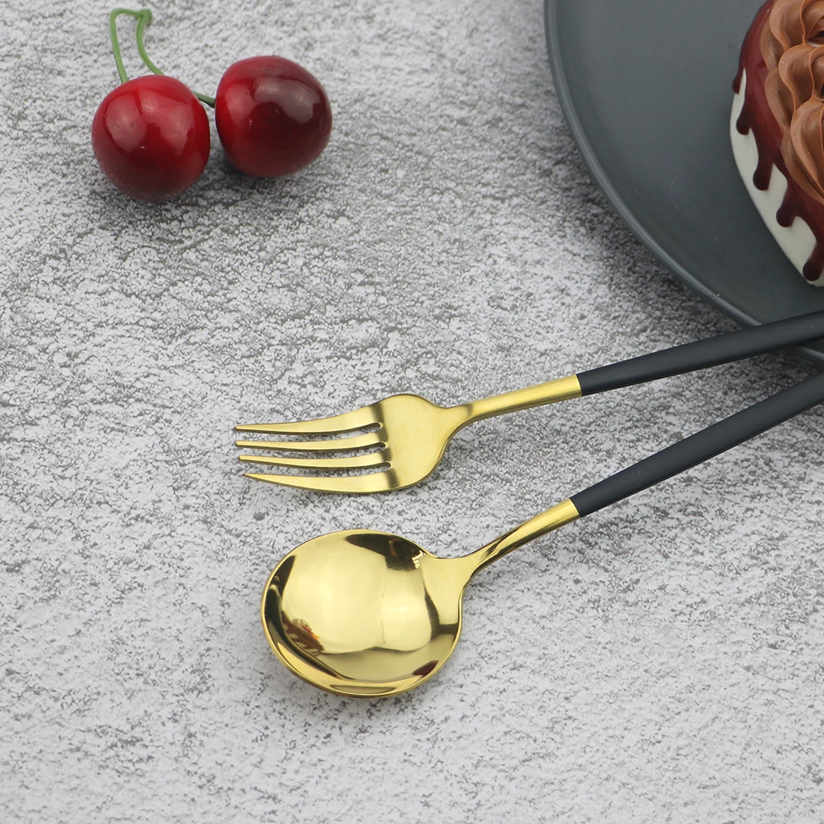 Набор столовых приборов из нержавеющей стали 18/10 розового золота 30 шт.|Наборы