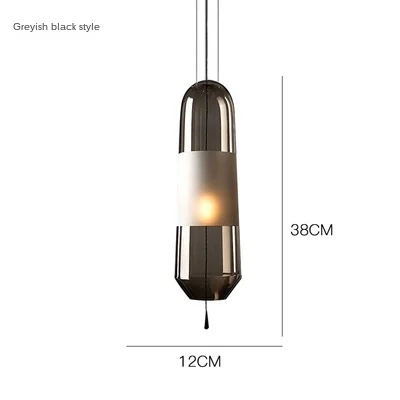 Художественная люстра из одного стекла нордическая креативная гостиная