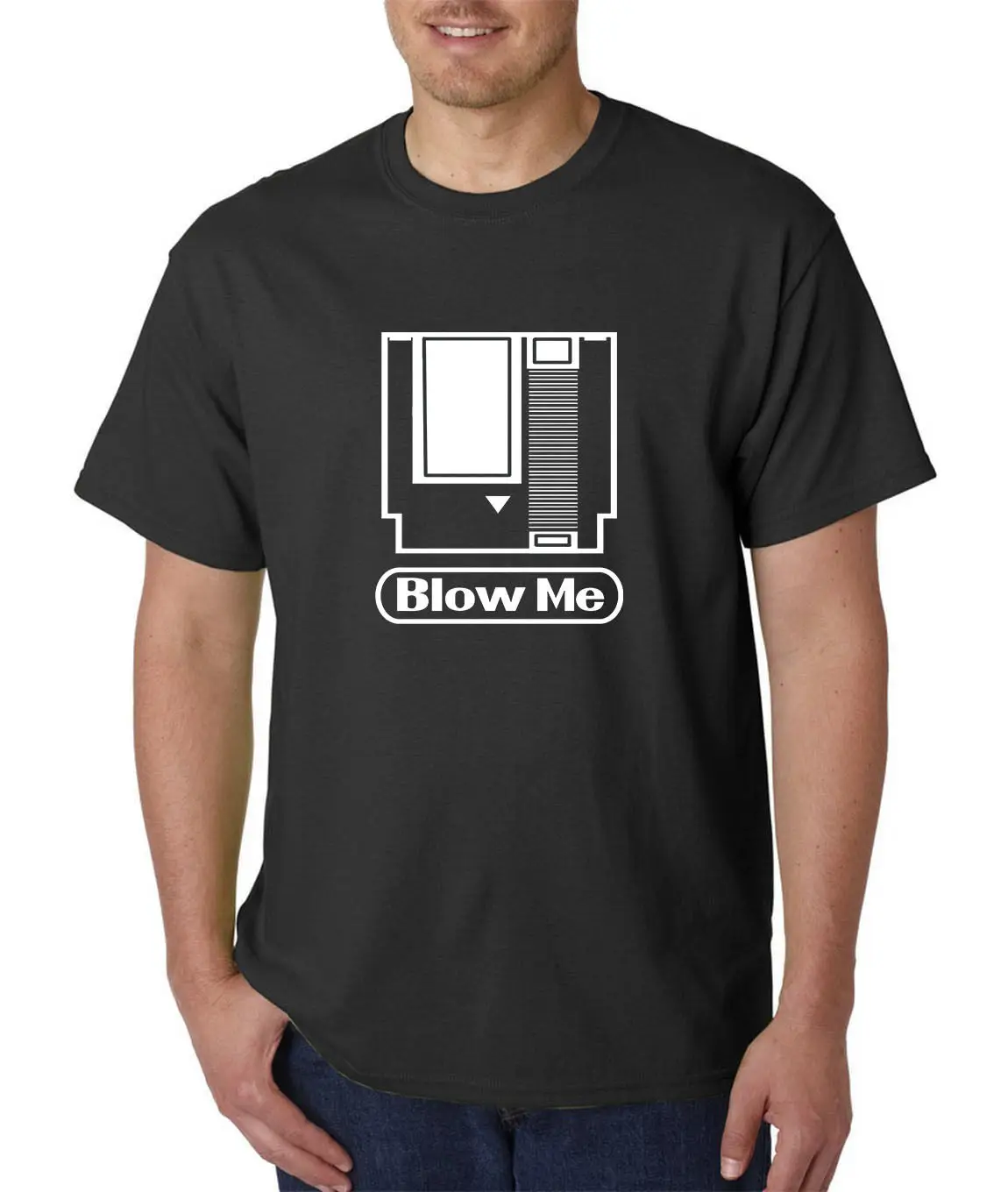 Blow Me видеоигры картридж футболка геймерский смешной колледж обидный грубый Юмор