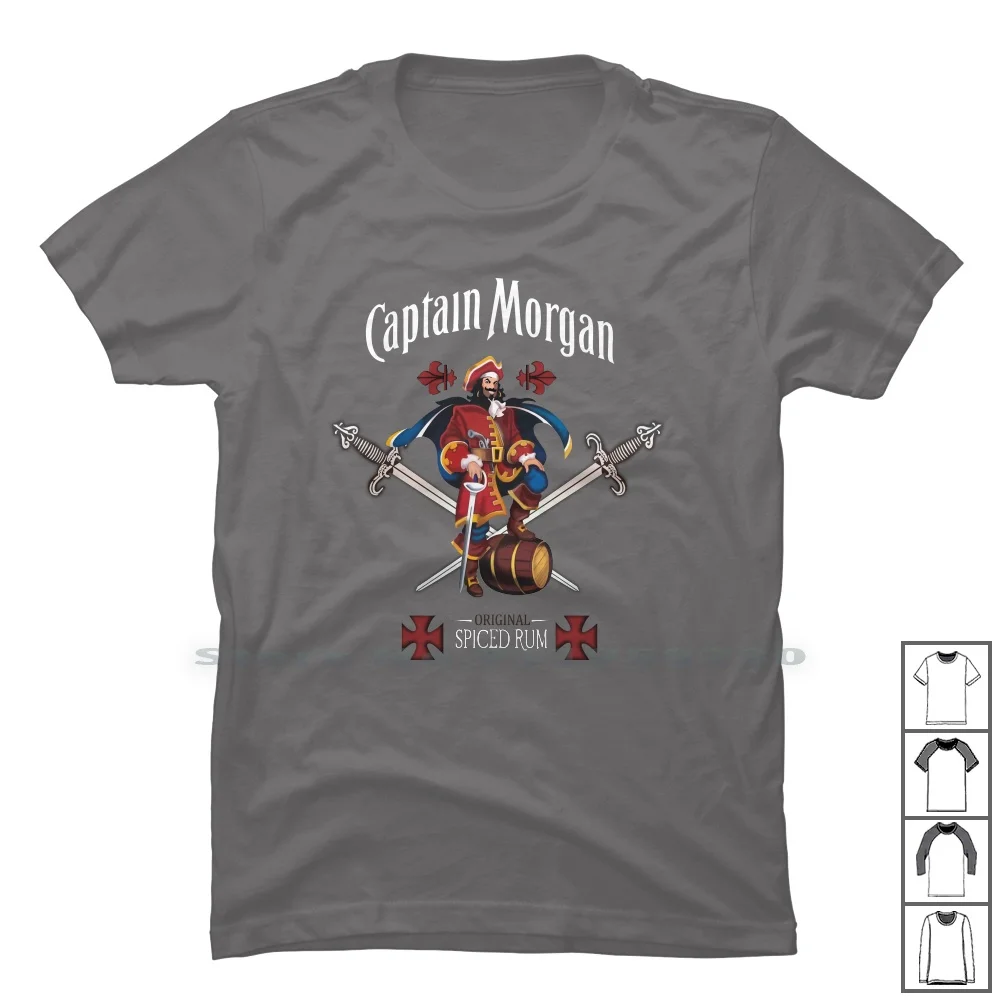 Captain Morgan Nest T Shirt 100% Cotton Captain Morgan Canada Organ Nest Rum Ada St