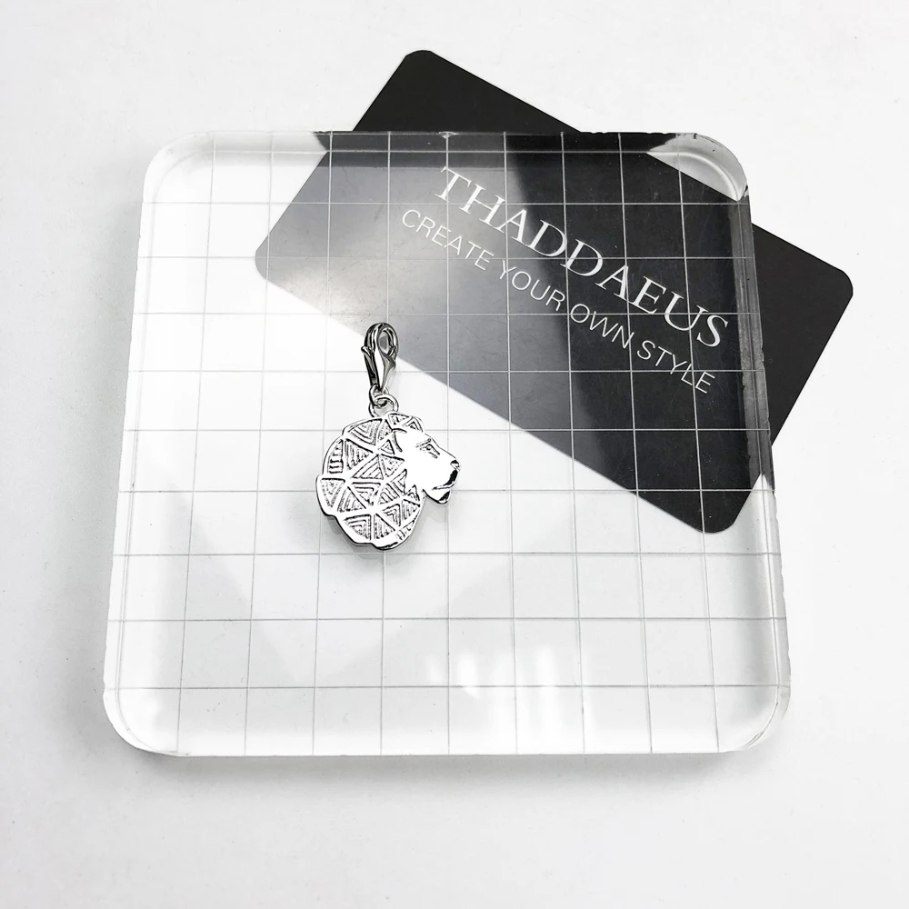 Подвеска в стиле хип хоп с большой головой льва винтажная подвеска виде