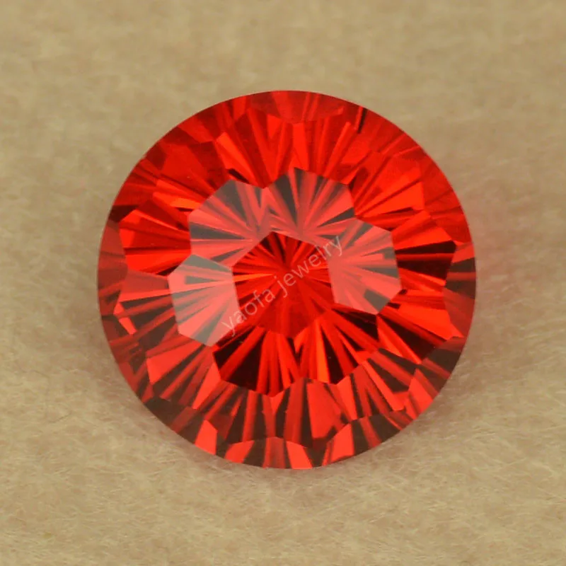 Распродажа 8 ~ 15 мм круглый Форма стилизованные под языки пламени глубокий