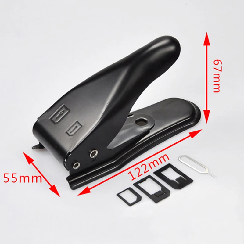 

Multi-function Dual 2 in 1 Nano Micro SIM Card Cutter For Smart Phone Accessory