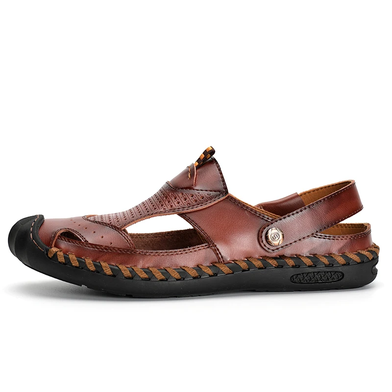 

mens 44 vietnam 39 homens couro sandles slip de praia cuero on hombre gladiator comfort sandalhas casual mountain sandale mens